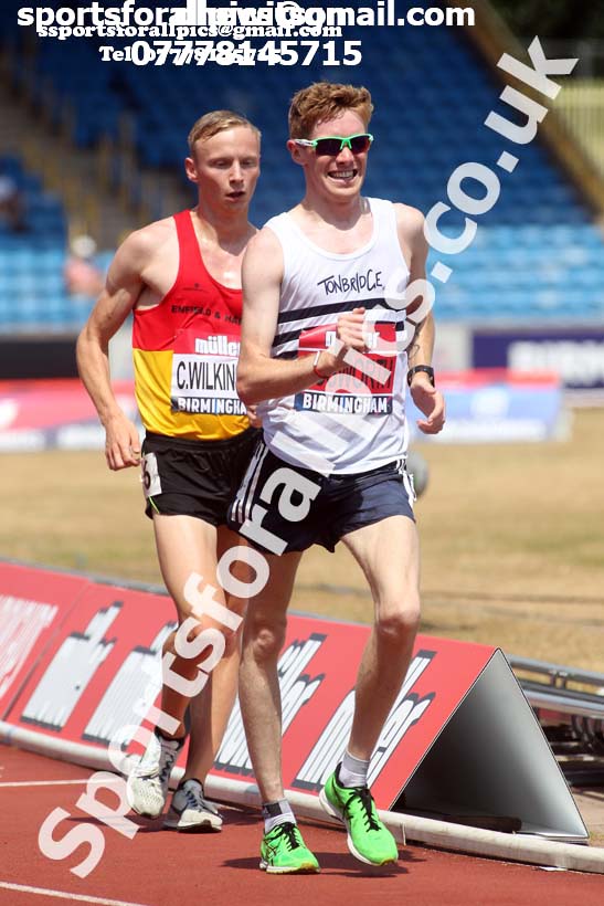 Mens 5000 metres walk, Muller British Championships, Alexander Stadium, Birmingham. Photo: David T. Hewitson/Sports for All Pics